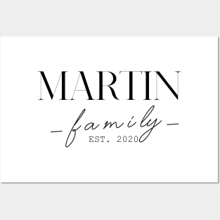 Martin Family EST. 2020, Surname, Martin Posters and Art